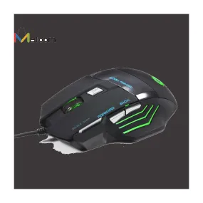 2016 Professional 5500 DPI 7D LED Wired Mouse Colorful Optical Gaming Mouses Gamer For Pro PC Laptop Computer Mouse #QD08