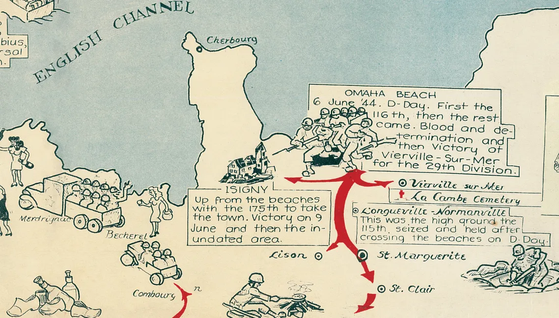 29th Infantry Division Campaign Map