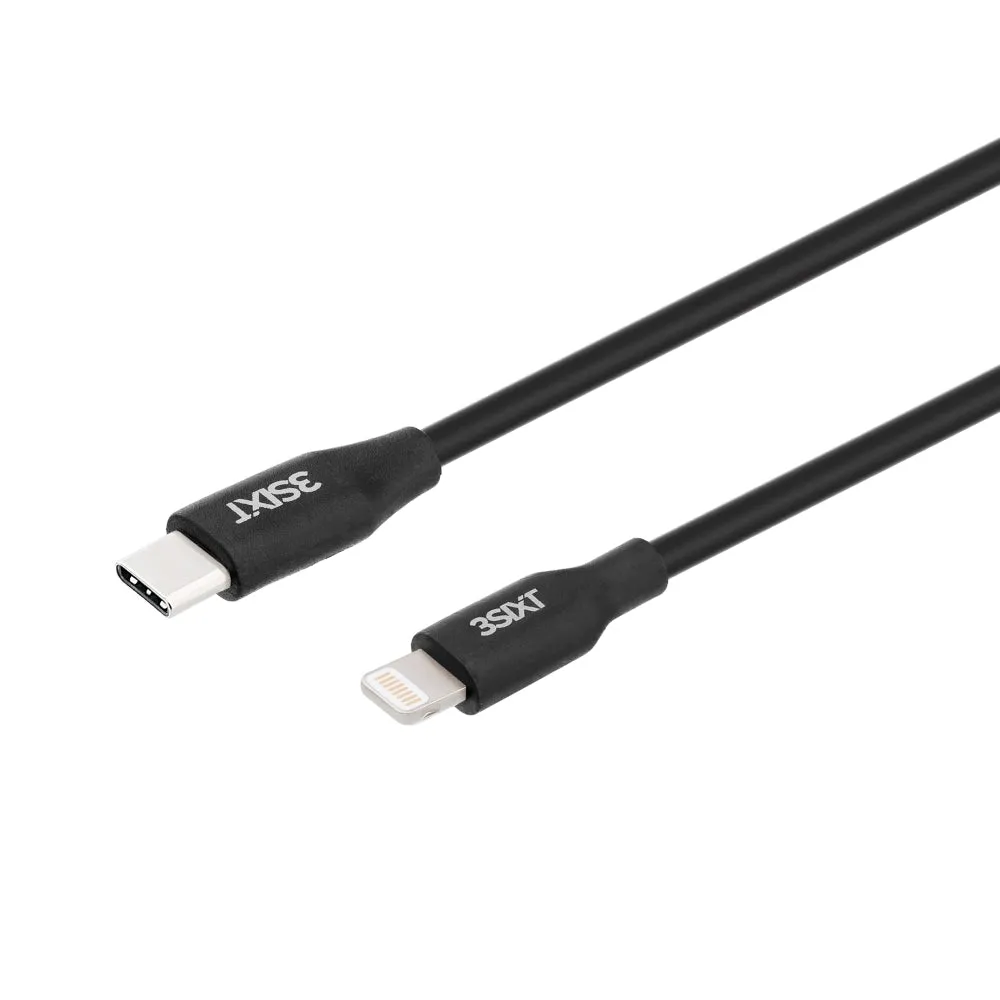 3sixT Charge & Sync Cable - USB-C to Lightning - 2m