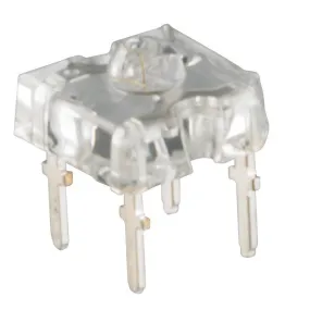 4-Pin DIP 3mm Round LED (White)