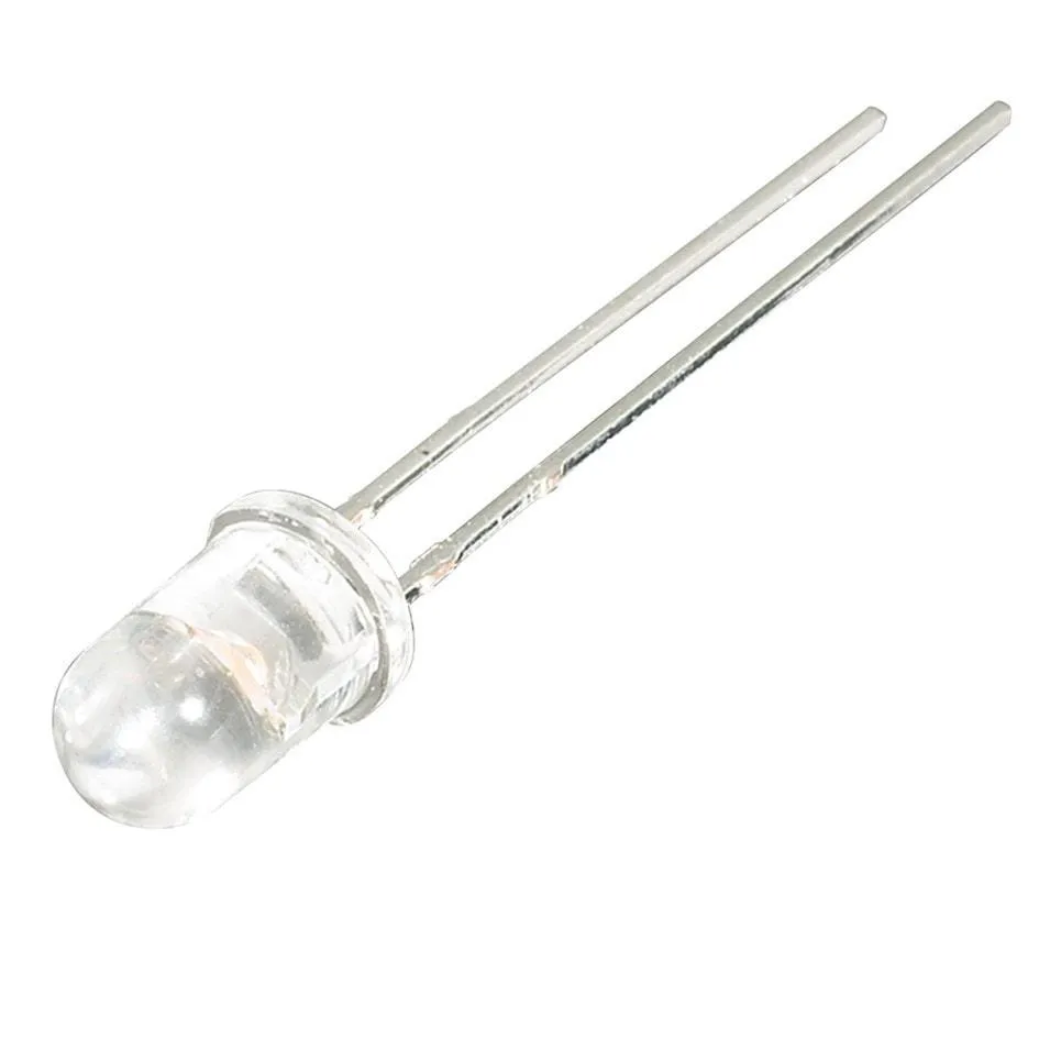 5mm Round LEDs - White