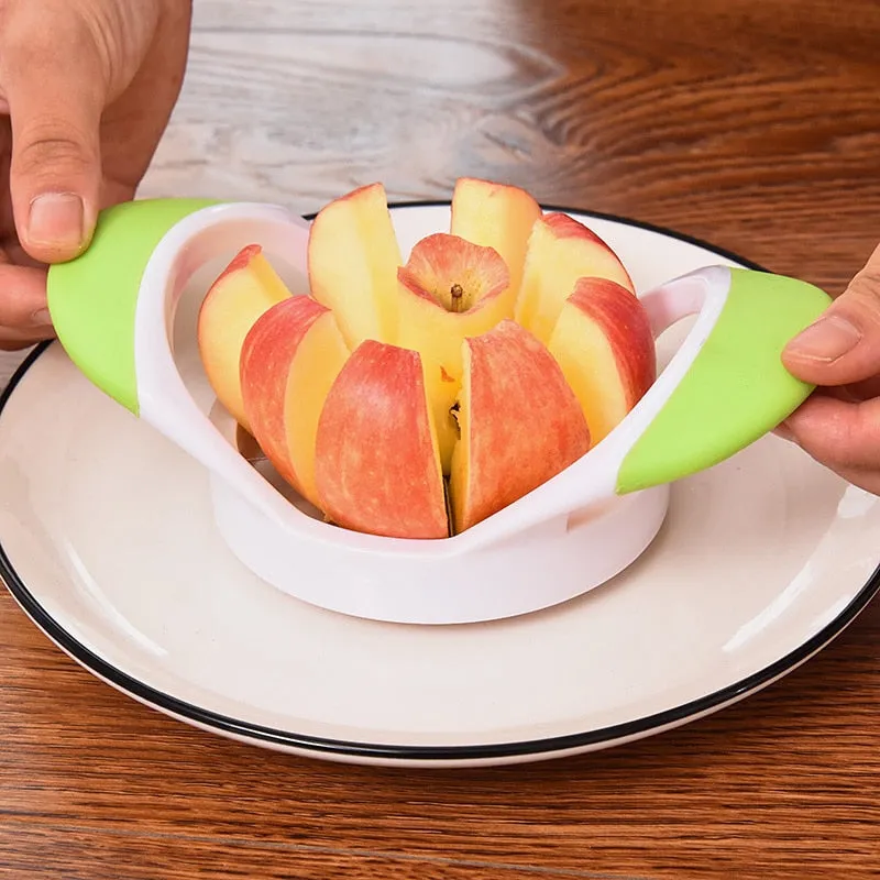 Apple Cutter Kitchen Fruit Cutter Apple Slicer Corer Stainless Steel Apple Pear Core Remover Fruit Cutting Tools Kitchen Gadgets