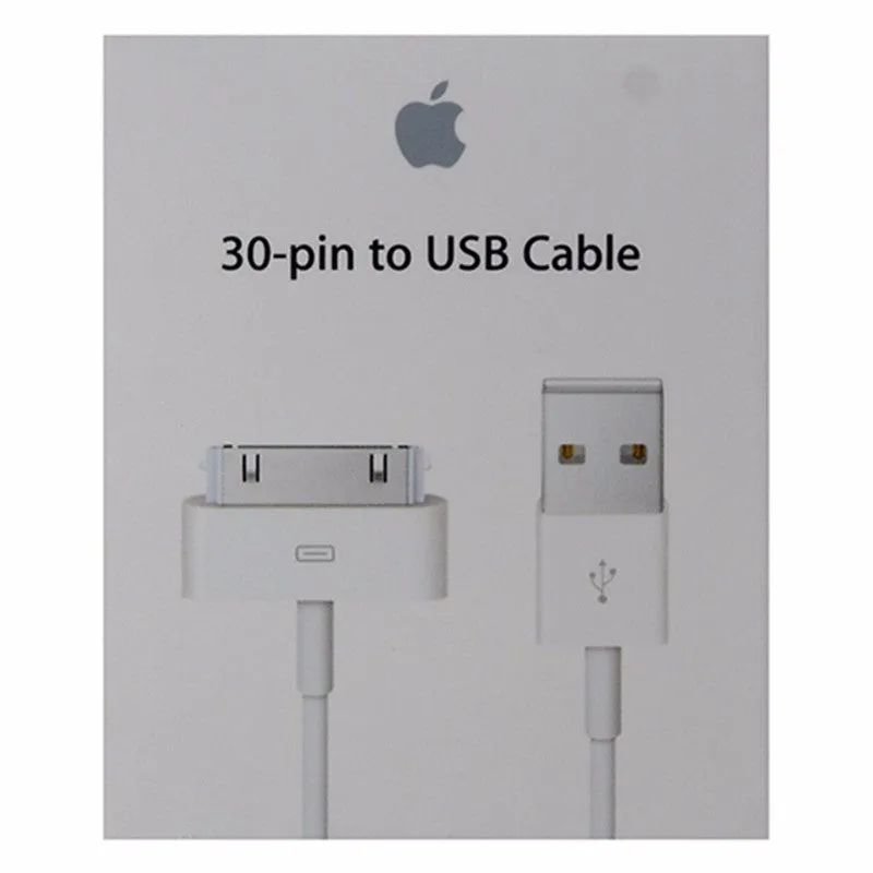 Apple ( MA591G/C ) 3.3Ft Charge and Sync Cable for 30 Pin Devices - White