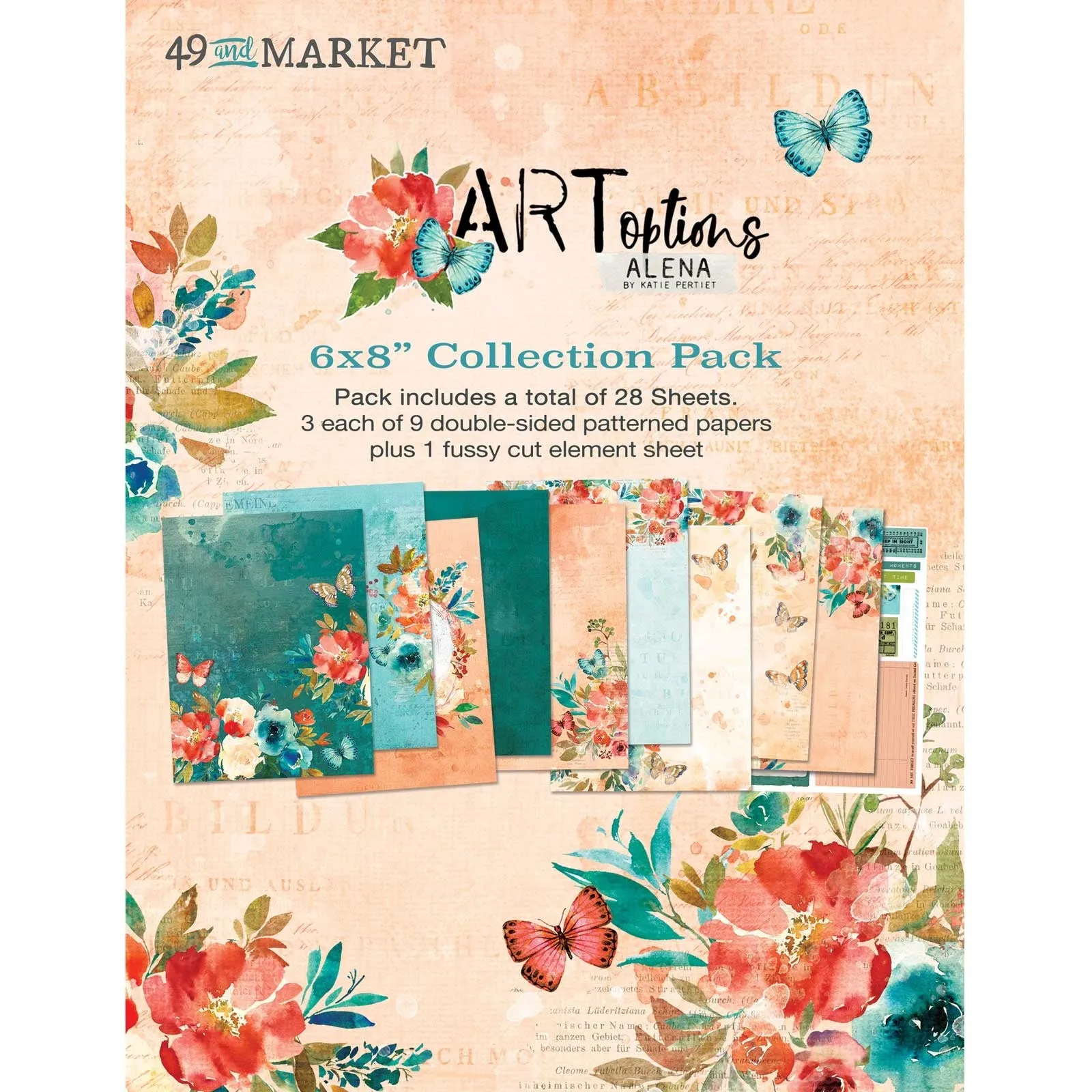 ARToptions Alena Collection Pack 6"X8" 49 And Market