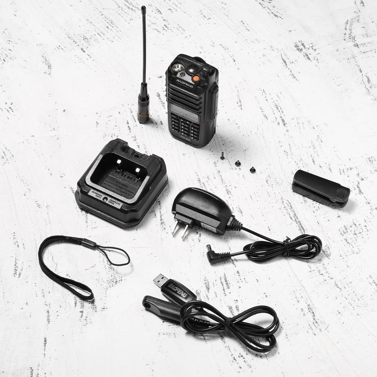 Baofeng UV-9G GMRS Radio | 5W | IP67 Waterproof | Repeater Capable | V/UHF Scanner | NOAA