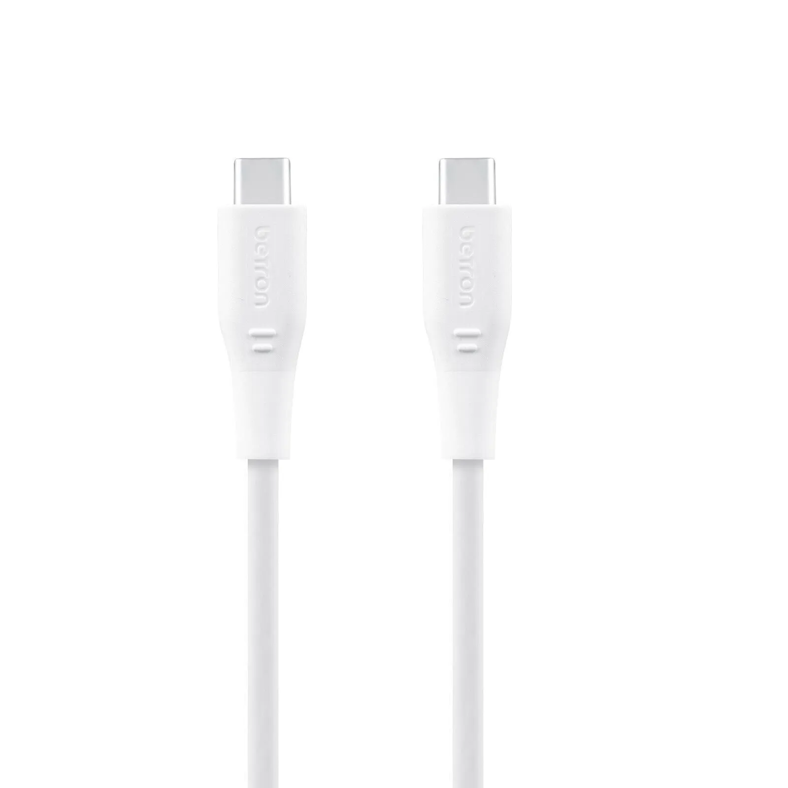 Betron USB-C To Type C Cable, Fast Charge Data Transfer Heavy Duty - 0.5 m, 1 m, 2 m, Black or White