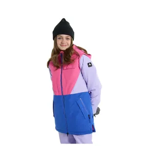 Burton Youth Khione 2L Jacket 2024 Fuchsia Fusion/Supernova/Amparo Blue