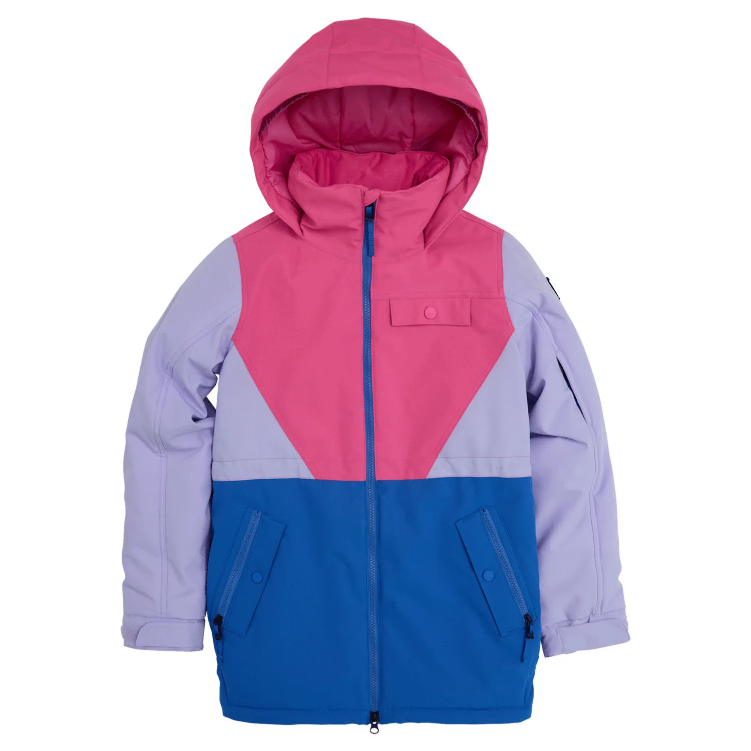 Burton Youth Khione 2L Jacket 2024 Fuchsia Fusion/Supernova/Amparo Blue