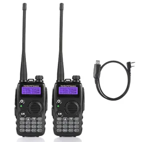 GA-5S Dual Band Tri-Power Two way Radio [2 Pack   1 Cable] [DISCONTINUED]