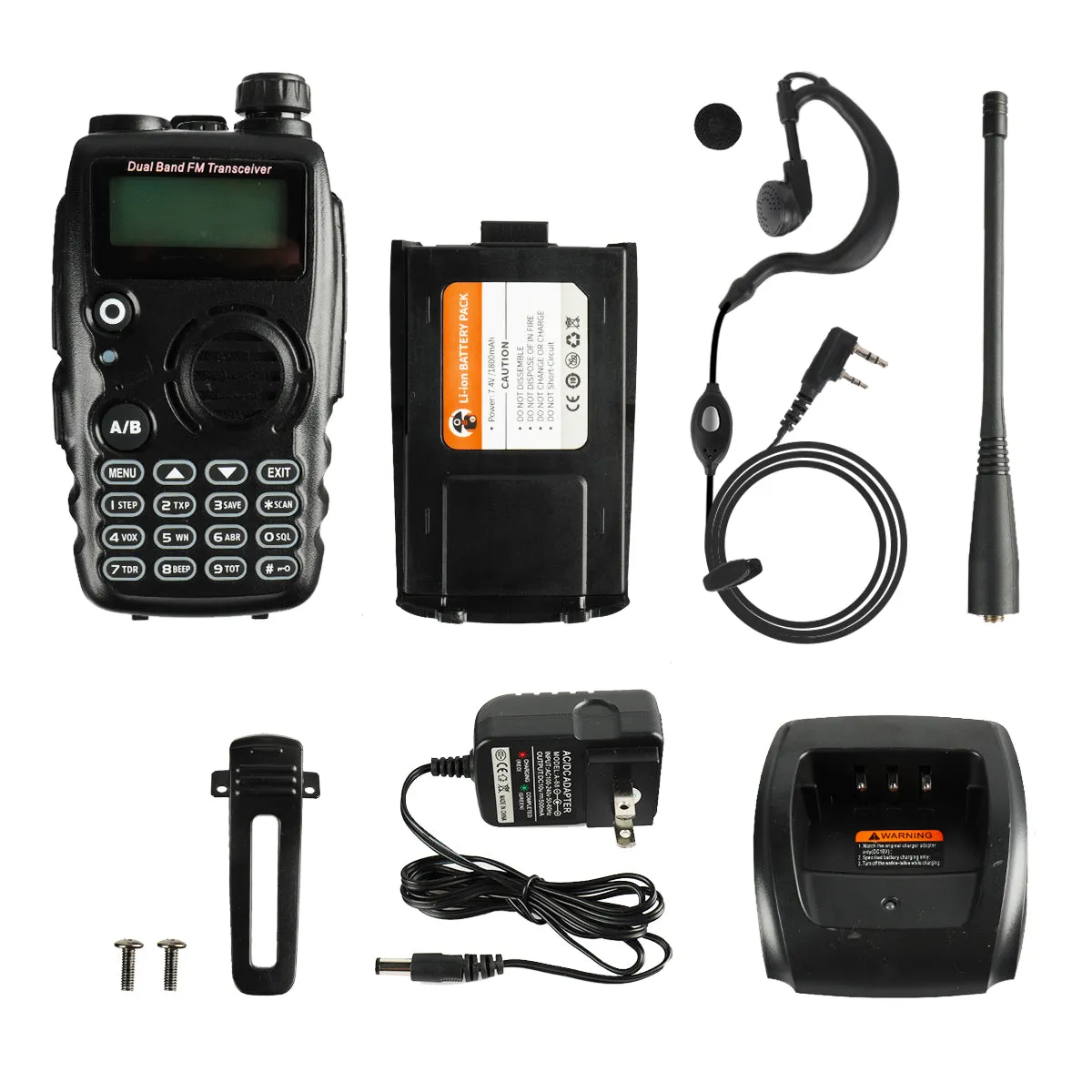 GA-5S Dual Band Tri-Power Two way Radio [2 Pack   1 Cable] [DISCONTINUED]