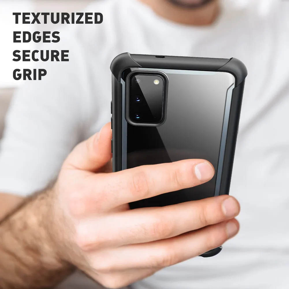 Galaxy S20 Ares Clear Rugged Case (with Screen Protector)(open box) - Black