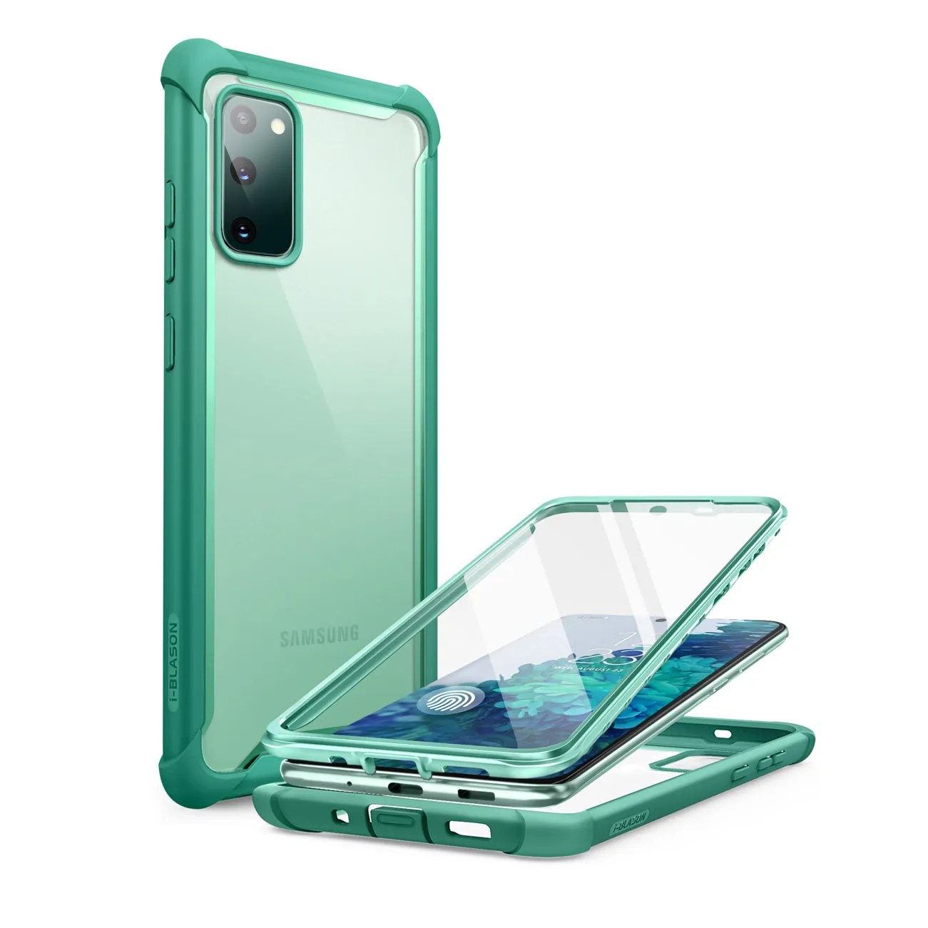 Galaxy S20 FE 5G Ares Clear Rugged Case(open box) - Mint Green