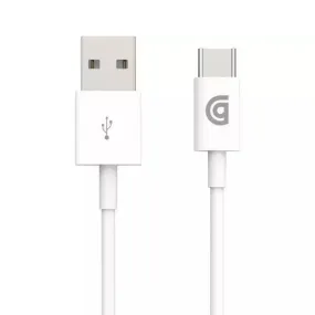 Griffin 1M Charge Sync Cable with USB A to USB C Connector White - GP-006-WHT