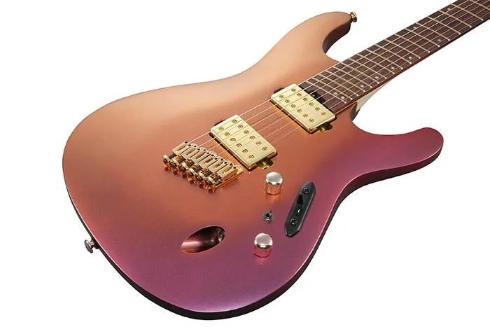 Ibanez SML721RGC Axe Design Lab Electric Guitar (Rose Gold Chameleon)