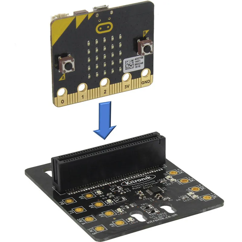 Kitronik Interface board for microbit and Fischertechnik