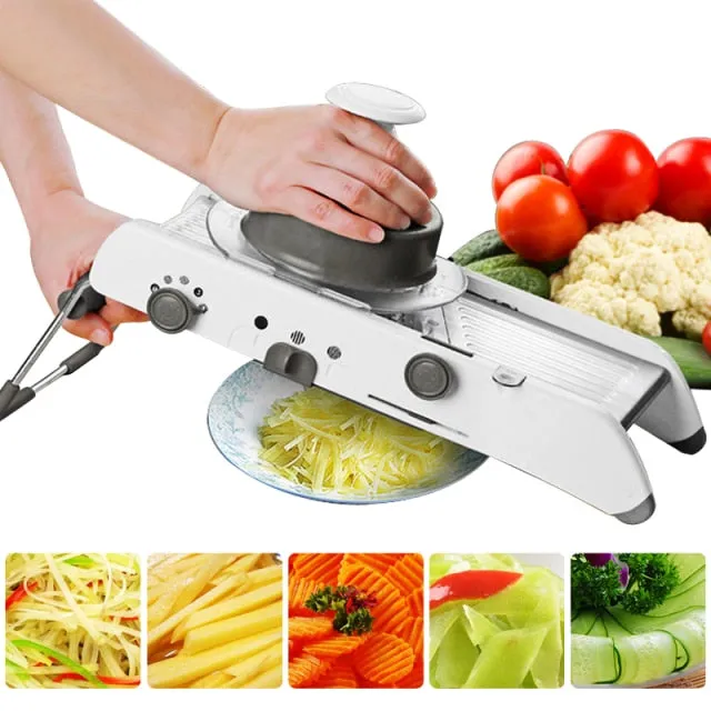 Mandoline Cutter Slicer Professional Grater With Adjustable Blades