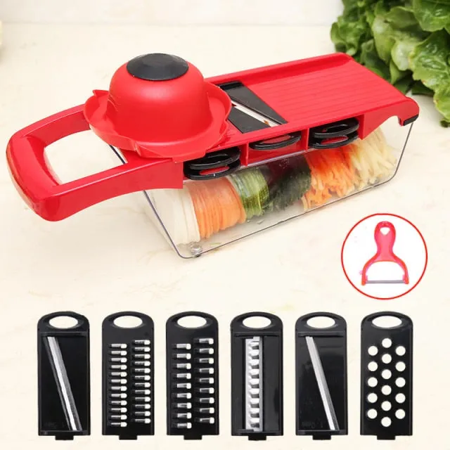 Mandoline Cutter Slicer Professional Grater With Adjustable Blades