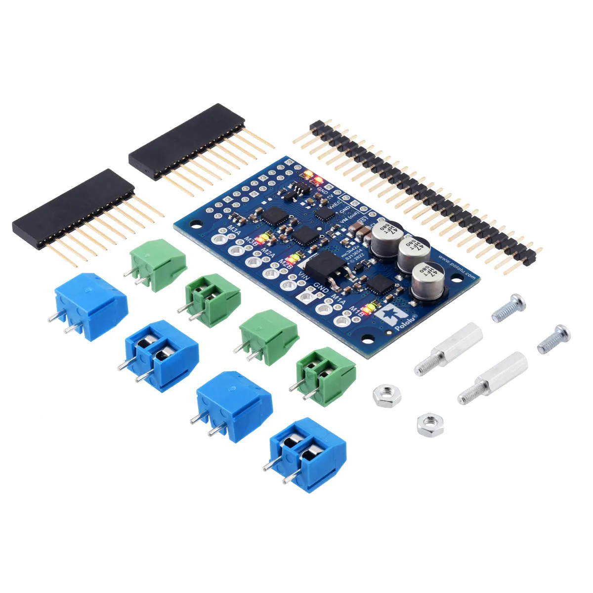 Motoron M3H256 Triple Motor Controller Kit for Raspberry Pi