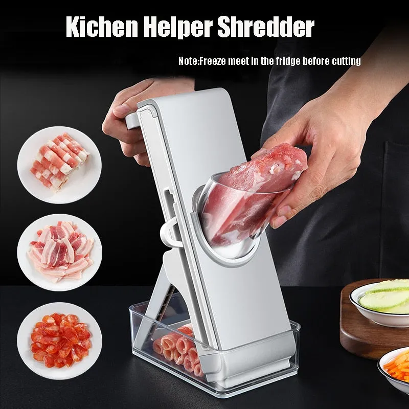 Multifunction Vegetable Cutter Meat Potato Slicer Carrot Grater