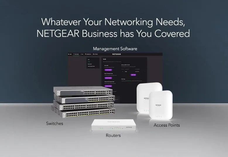 Netgear 24-Port Gigabit Ethernet Unmanaged Switch (GS324) - Desktop, Wall, or Rackmount, Silent Operation