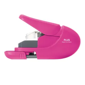 PLUS Staple-Free Hand Stapler Pink