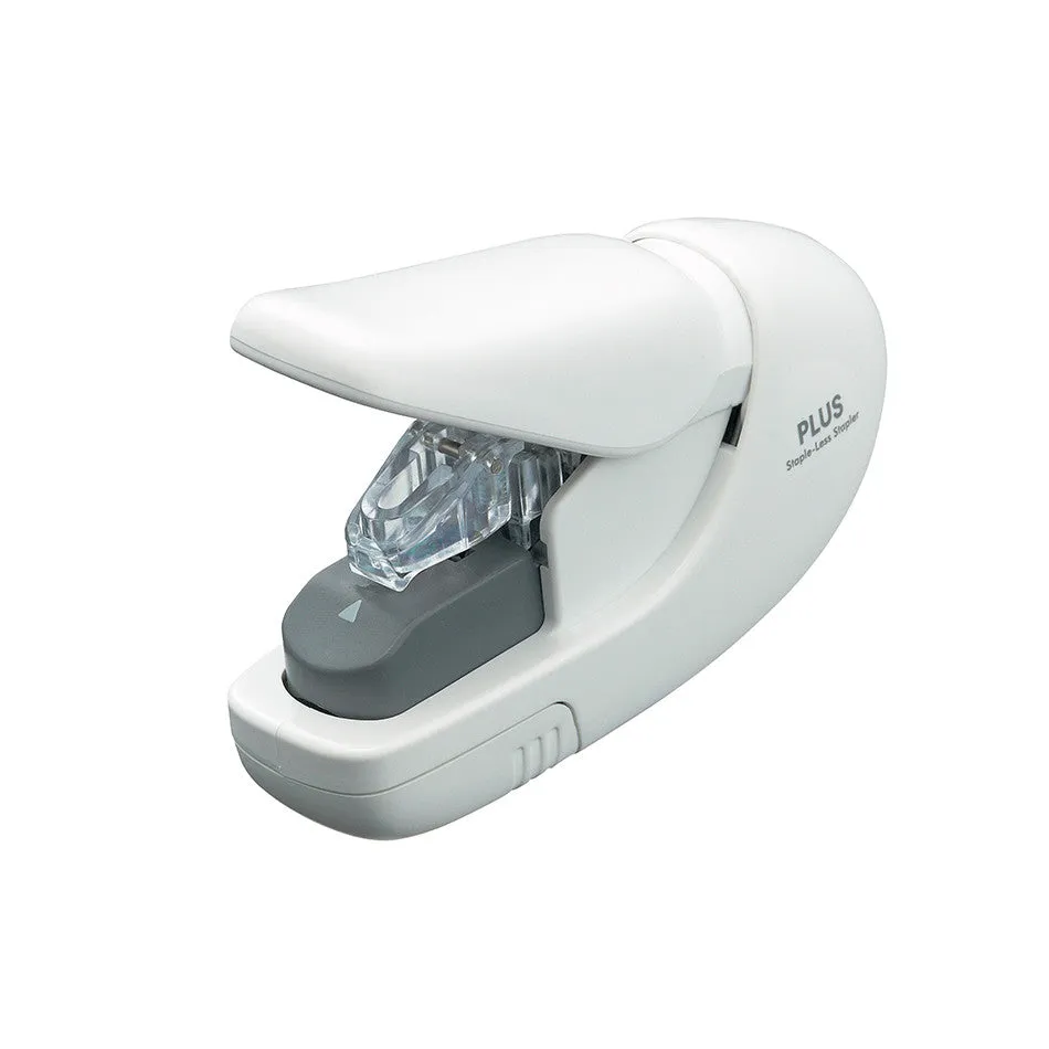 PLUS Staple-Free Hand Stapler White