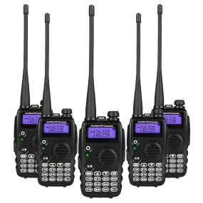 Radioddity GA-5S [5 Packs] | Dual Band | 7W/5W/1W | FM Radio | VFO [DISCONTINUED]]