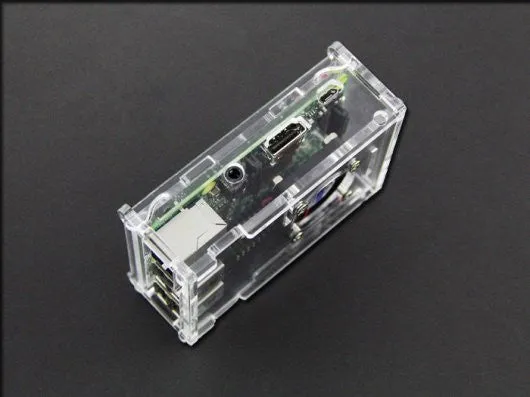 Raspberry Pi B  acrylic Acrylic Enclosure w/ CPU Fan