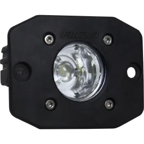 RIGID Ignite LED Light Flood Beam Pattern Flush Mount Black Housing Single