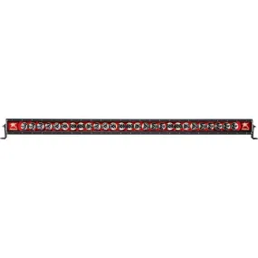 RIGID Radiance Plus LED Light Bar Broad-Spot Optic 50 Inch With Red Backlight