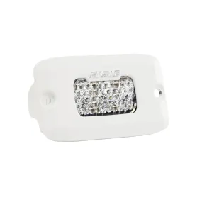 RIGID SR-M Series PRO Flood Diffused Flush Mount White Housing Single