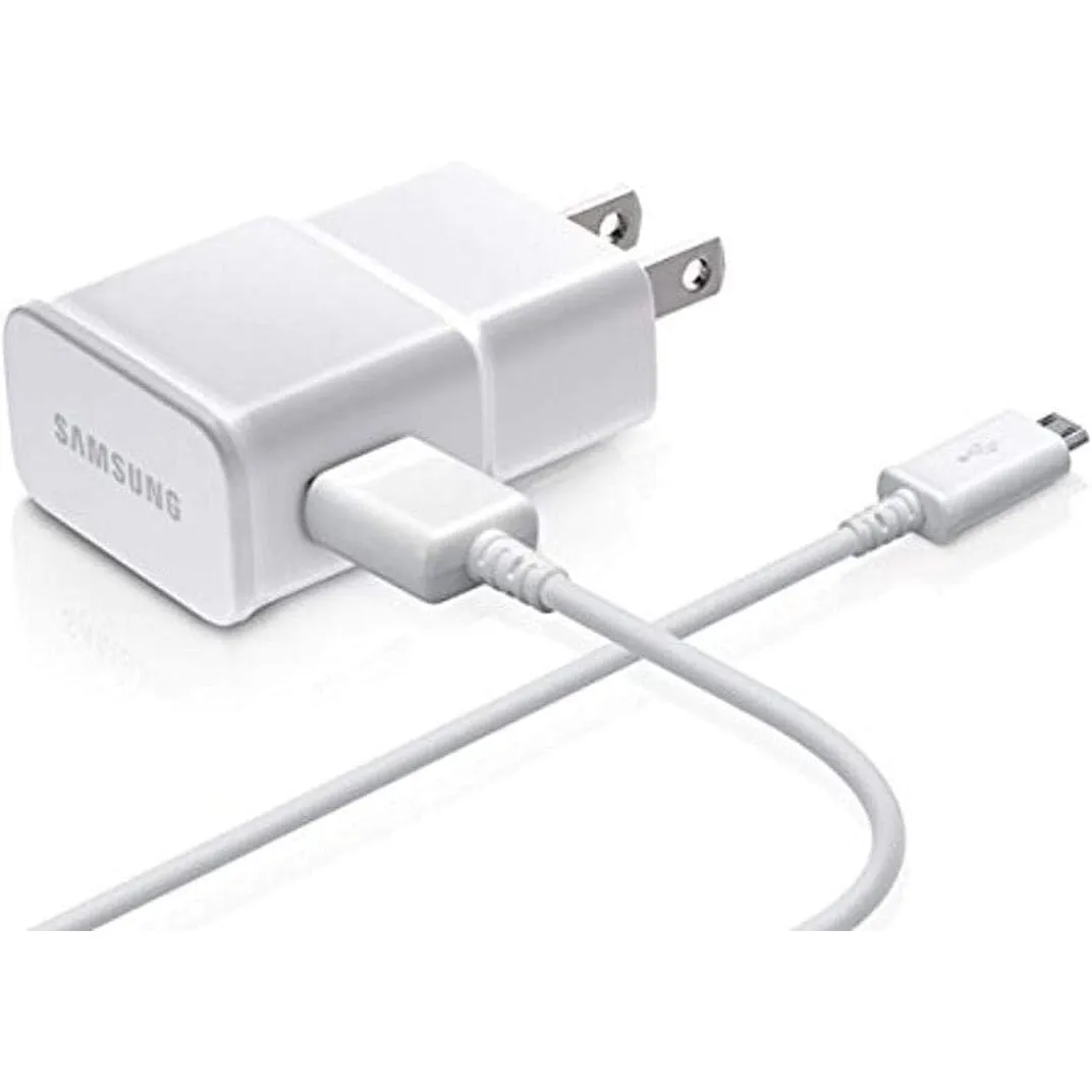 Samsung OEM 2-Amp Adapter with 5-Feet Micro USB Data Sync Charging Cables