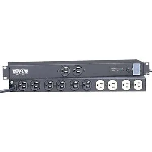 Tripp Lite by Eaton Isobar 12-Outlet Network Server Surge Protector, 15 ft. (4.57 m) Cord, 3840 Joules, Diagnostic LEDs, 1U Rackmount