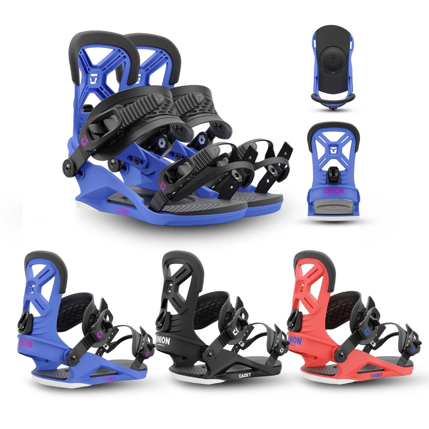 Union Cadet Snowboard Bindings - Kids' 2025 | Adventure-Ready Kids' Bindings: Unmatched Comfort and Adjustability for Every Slope and Beyond