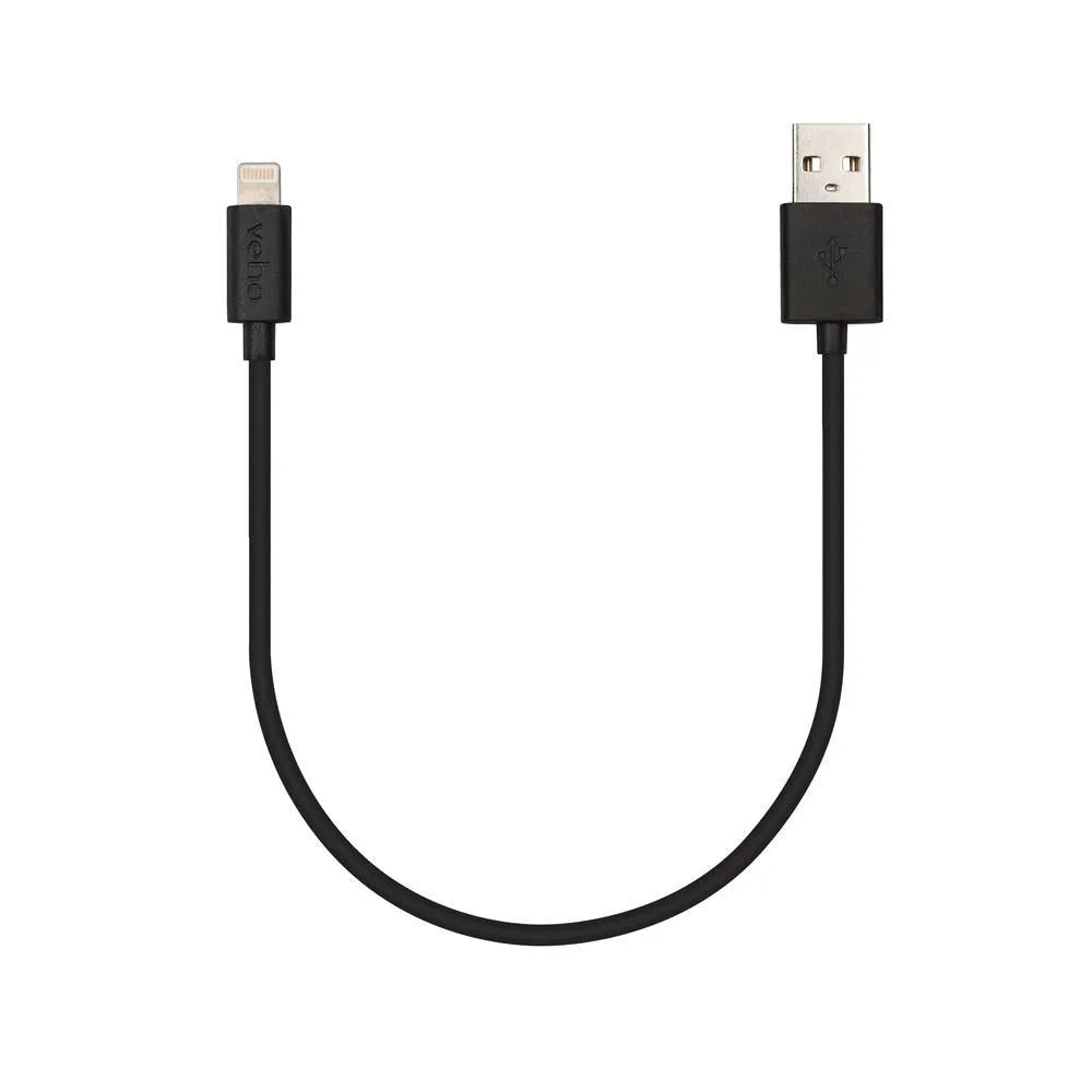 Veho Pebble Certified MFi Lightning To USB Cable | 0.2 Metre/0.7 Feet | Charge and Sync | Data Transfer